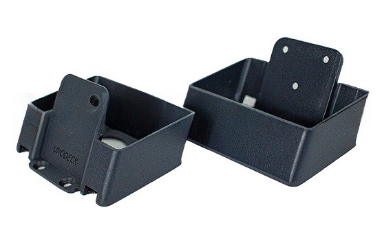 Крепления перил наклонное из алюминия GardenParkett Графит купить в Заводоуковске