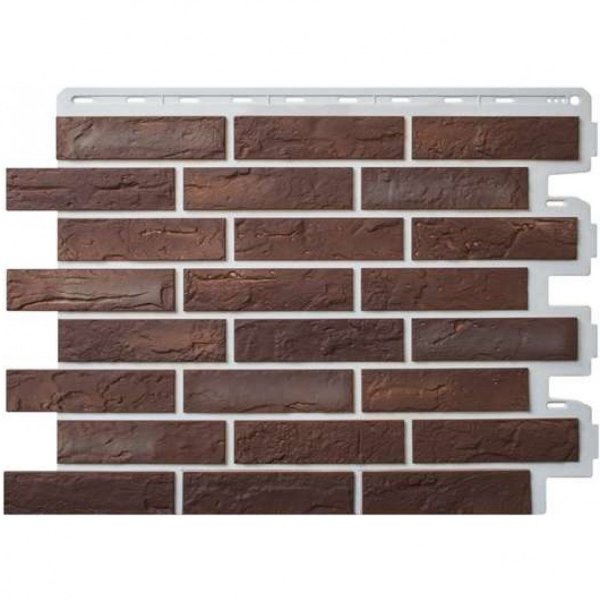 Фасадная панель Альта-Профиль Кирпич Рижский 01 купить в Заводоуковске