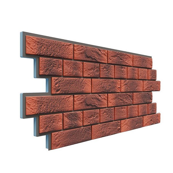 Фасадная термопанель Доломит Венецианский кирпич 20 мм Корса купить в Заводоуковске