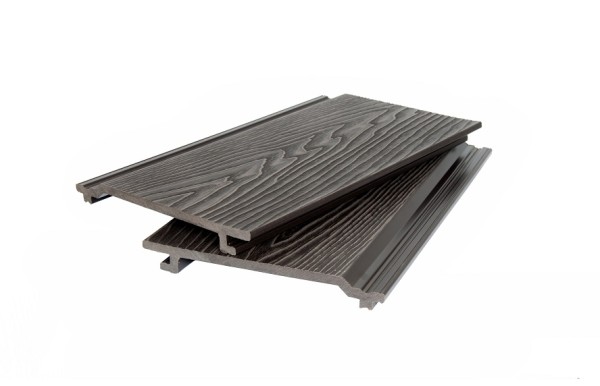 Фасадная доска POLIVAN GROUP 3D фактура дерева DENPASAR тёмно-коричневый купить в Заводоуковске