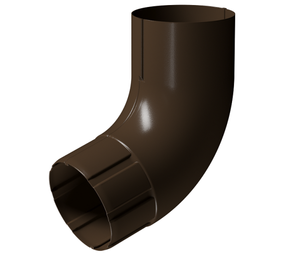Колено 72° D90 Döcke STAL PREMIUM Каштан, (RAL 8017) купить в Заводоуковске