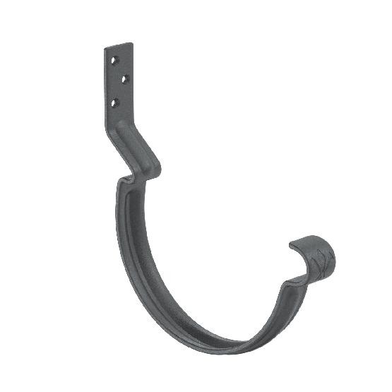 Водосток Aquasistem, Система 150/100 - Крюк крепления желоба короткий RR 23 Маренго matt купить в Заводоуковске