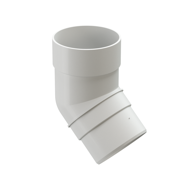 Колено 45˚ Docke Premium ПВХ - Пломбир купить в Заводоуковске