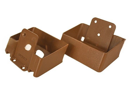 Крепления перил наклонное из алюминия GardenParkett Орех купить в Заводоуковске