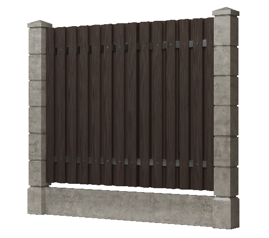 Заборная доска GRINDERDECO, ДПК, тиснение "дуб" Венге купить в Заводоуковске