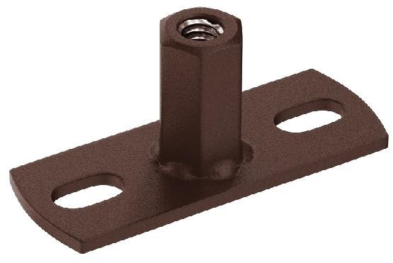 Водосток Aquasistem, Система 150/100 - Держатель для хомута под метиза RAL 8017 Коричневый matt купить в Заводоуковске