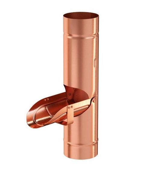 Водосток Aquasistem, система 125x90 - Водосборник медный купить в Заводоуковске