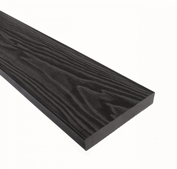 Террасная доска из ДПК Terrapol Смарт 3D Полнотелая без паза Черное дерево купить в Заводоуковске