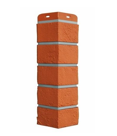 Угол Grand Line состаренный кирпич премиум Терракотовый (шов RAL 7006) купить в Заводоуковске