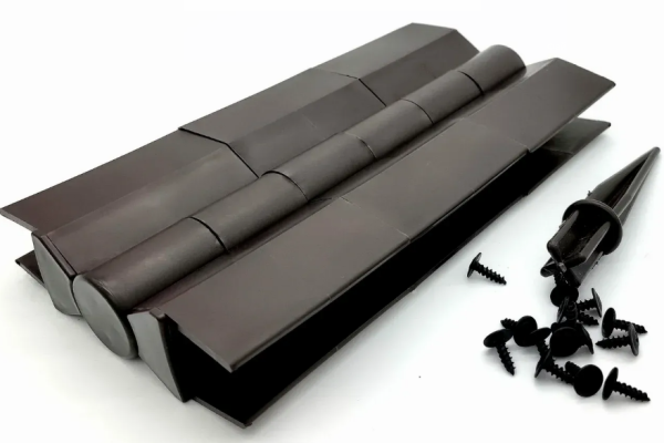 Угловой (стыковочный) шарнир для грядкок ДПК 225мм коричневый купить в Заводоуковске