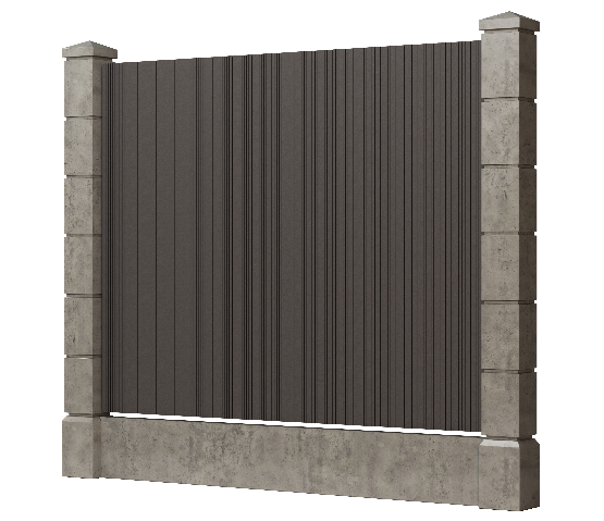 Заборная доска GRINDERDECO, ДПК, тиснение "дуб" Асфальт купить в Заводоуковске