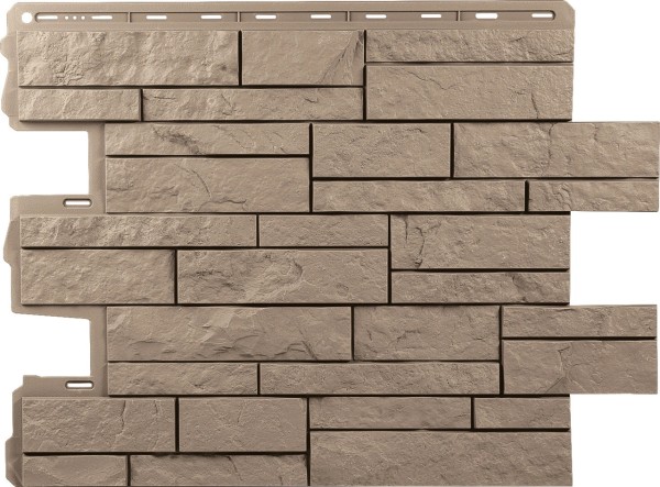 Фасадная панель Альта-Профиль Шотландия Бежевый купить в Заводоуковске