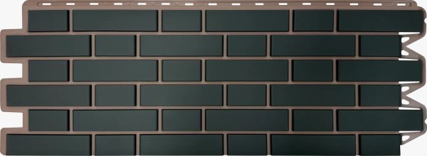 Фасадная панель Альта-Профиль, Кирпич Клинкерный, Графит купить в Заводоуковске