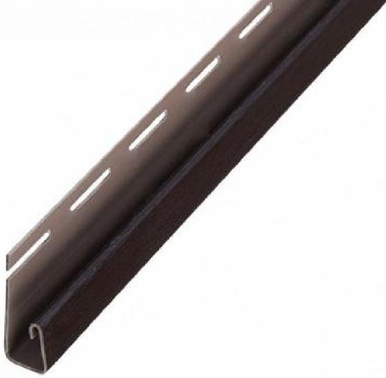 J-профиль Альта-профиль для откоса универсального Альта Декор (отделочные элементы) Коричневый купить в Заводоуковске