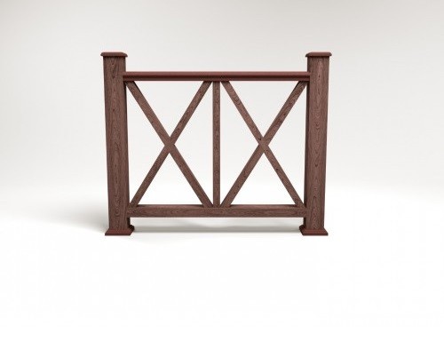 Ограждение из ДПК FG7 шоколад купить в Заводоуковске