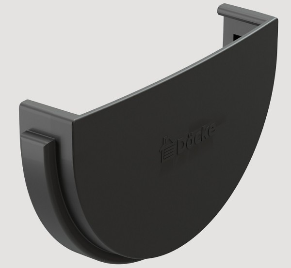 Заглушка желоба ПВХ Docke STANDART серый купить в Заводоуковске