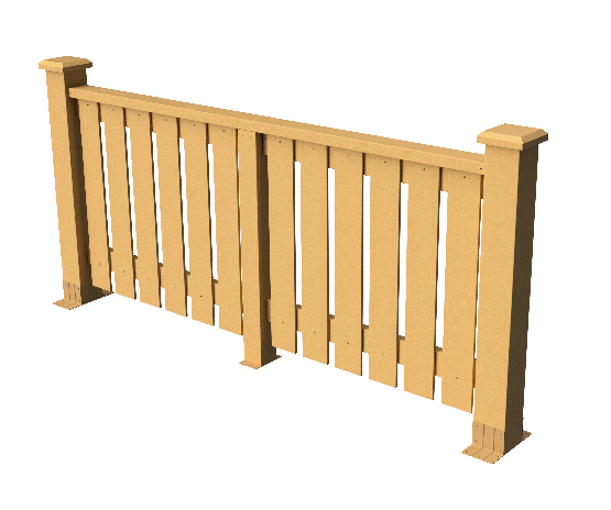 Ограждения декоративное ДПК GRINDERDECO Вилидж песчаник купить в Заводоуковске