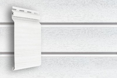 Сайдинг Natural-Брус 3,0 Grand Line Standart белый