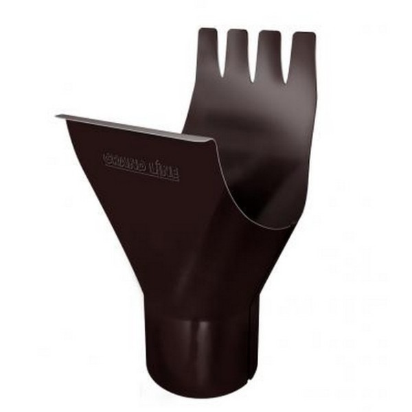 Водосток Grand Line 150x100 – Воронка желоба RAL 8017 купить в Заводоуковске