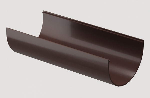 Желоб водосточный ПВХ Docke STANDART Тёмно-коричневый купить в Заводоуковске