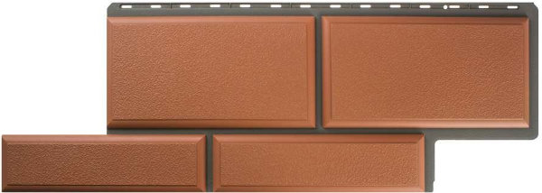 Фасадная панель камень Флорентийский терракотовый купить в Заводоуковске