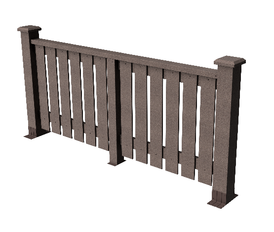 Ограждения декоративное ДПК GRINDERDECO Вилидж венге купить в Заводоуковске