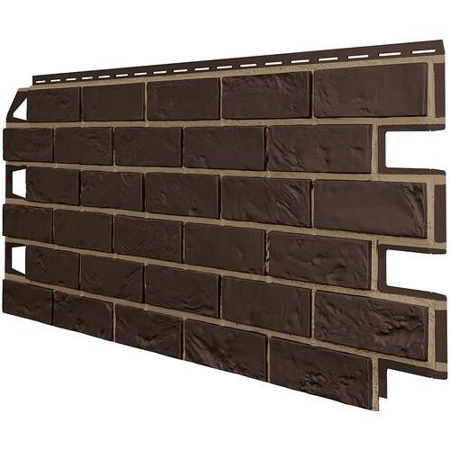 Фасадные панели ТЕХНОНИКОЛЬ Оптима Кирпич Тёмно-коричневый купить в Заводоуковске