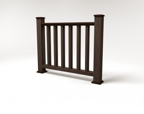 Ограждение из ДПК FG5 венге купить в Заводоуковске