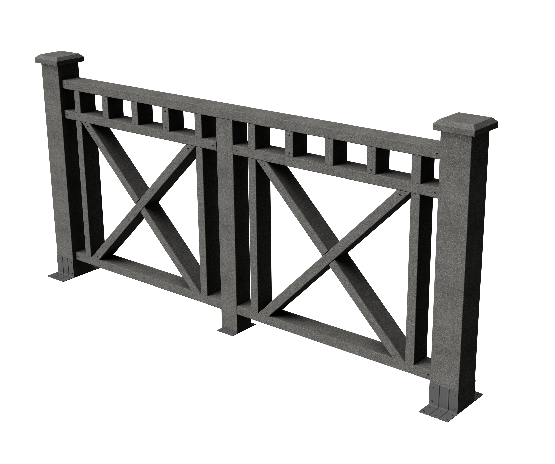 Ограждения декоративное ДПК GRINDERDECO Виктория серый базальт купить в Заводоуковске