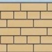 Термопанели Доломит Кирпич 40 мм Жёлтый купить в Заводоуковске