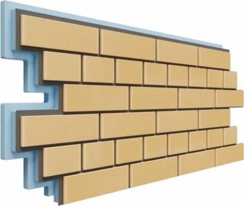 Термопанели Доломит Кирпич 40 мм Жёлтый купить в Заводоуковске