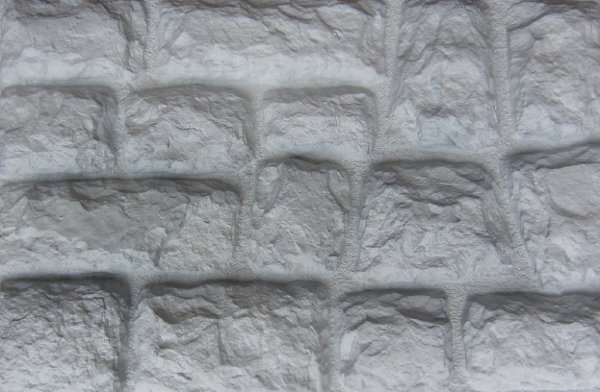 Фасадная панель Аэлит Камень крупный Белый купить в Заводоуковске