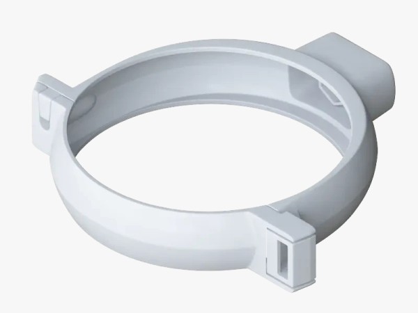 Водосток Альта-Профиль ПВХ – Хомут трубы (белый) купить в Заводоуковске