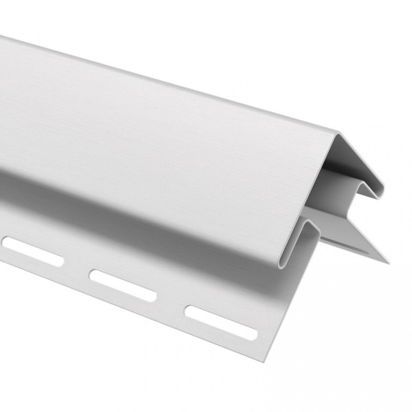 Угол внешний (наружный) для сайдинга, белый купить в Заводоуковске