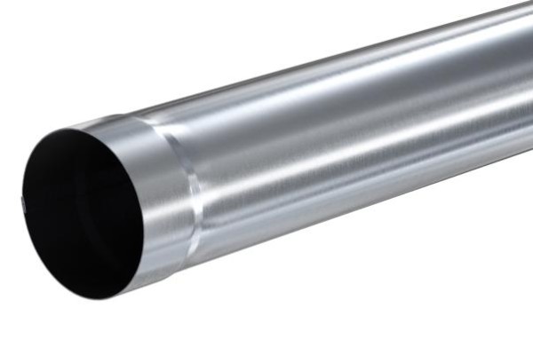 Водосток Aquasistem, Система 125x90 - Соединительная труба 1 метр оцинковка купить в Заводоуковске