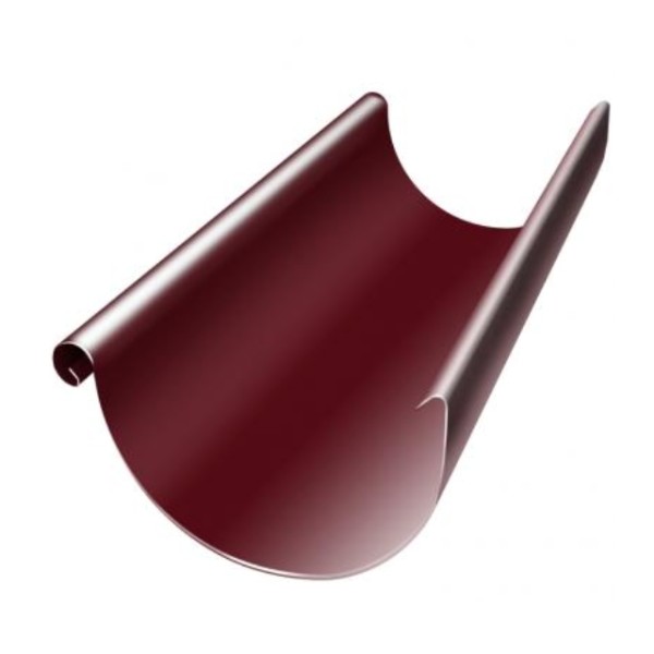 Водосток Grand Line 125x90 – Полукруглый желоб 3 метра RAL 3005 купить в Заводоуковске