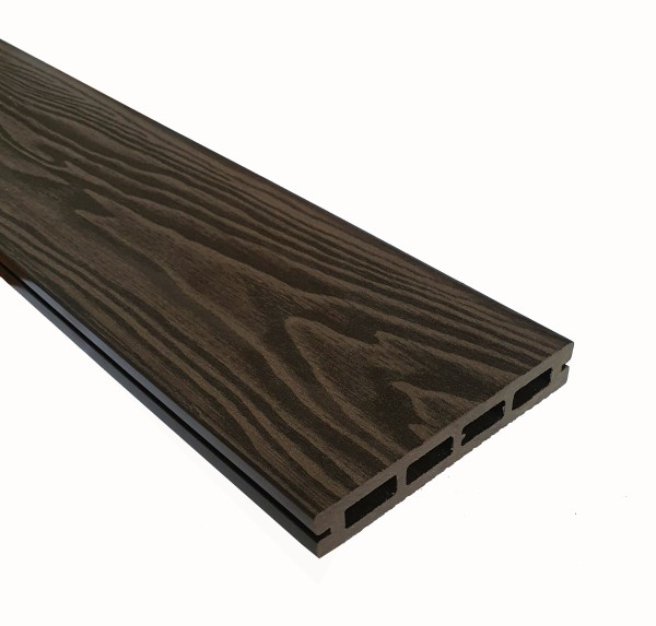 Террасная доска из ДПК Terrapol Смарт 3D Пустотелая с пазом Венге Соренто купить в Заводоуковске