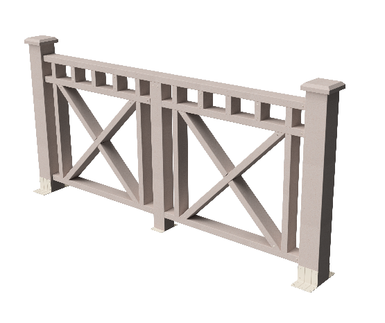 Ограждения декоративное ДПК GRINDERDECO Виктория выбеленный дуб купить в Заводоуковске