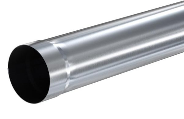 Водосток Aquasistem, Система 125x90 - Соединительная труба 3 метра оцинковка купить в Заводоуковске