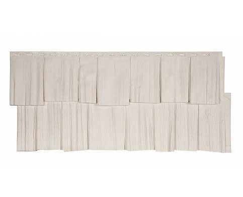 Фасадная панель T-Сайдинг-Щепа дуб ЭКО-1 Белый купить в Заводоуковске