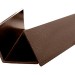 Уголок ДПК для сайдинга 70x70x3000мм Коричневый купить в Заводоуковске