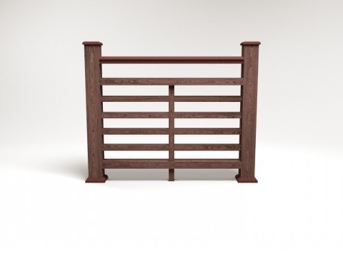 Ограждение из ДПК FG4 шоколад купить в Заводоуковске