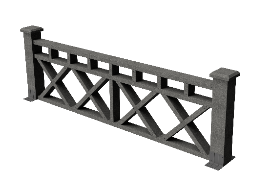 Ограждения декоративное ДПК GRINDERDECO Бэйли серый базальт купить в Заводоуковске