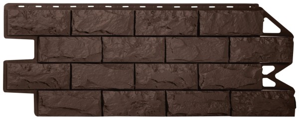 Фасадная панель Альта-Профиль Фагот ЭКО Коричневый купить в Заводоуковске