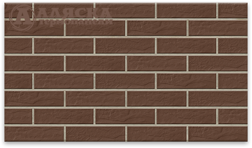 Фасадные Термопанели Аляска Braun Rustic купить в Заводоуковске