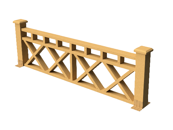 Ограждения декоративное ДПК GRINDERDECO  Бэйли песчаник купить в Заводоуковске