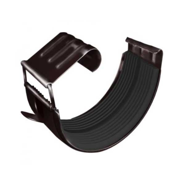 Водосток Grand Line 150x100 – Соединитель желоба RAL 8017 купить в Заводоуковске