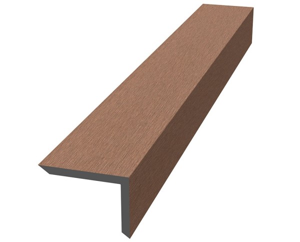 Уголок ДПК для террасной доски NauticPrime, 60x40x2900мм Кедр купить в Заводоуковске