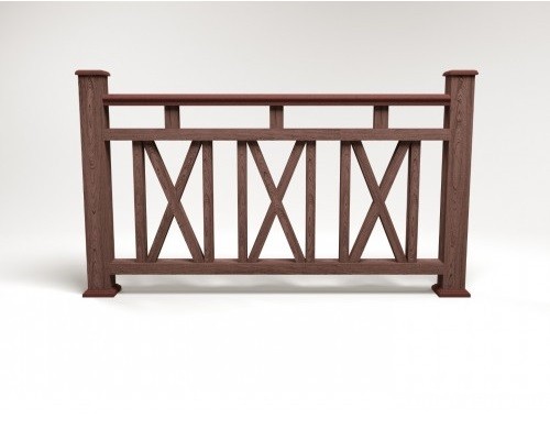 Ограждение из ДПК FG3 шоколад купить в Заводоуковске