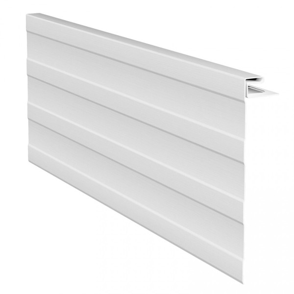 J-фаска ( ветровая, карнизная планка ) для сайдинга, белый купить в Заводоуковске